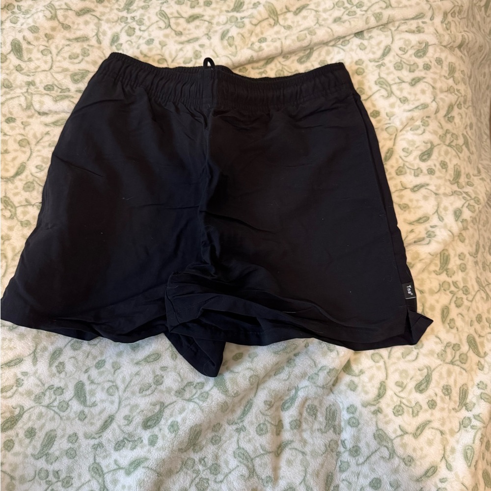 TNA Jet Black Drawstring Shorts